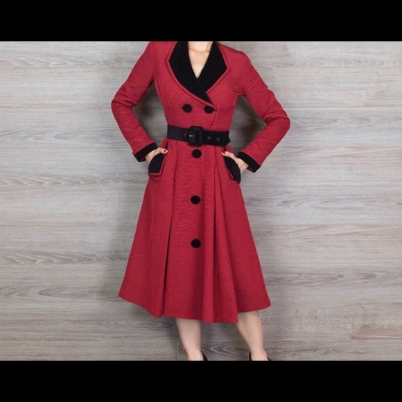 Trashy Diva Dresses & Skirts - Trashy Diva Eva Fontaine Coat Dress